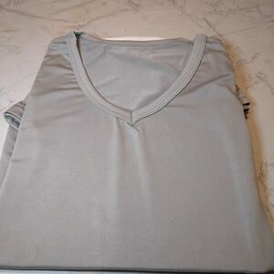 Gray V-Neck T-Shirt